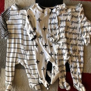 EUC Cloud Island modern unisex pajamas 3-6mo